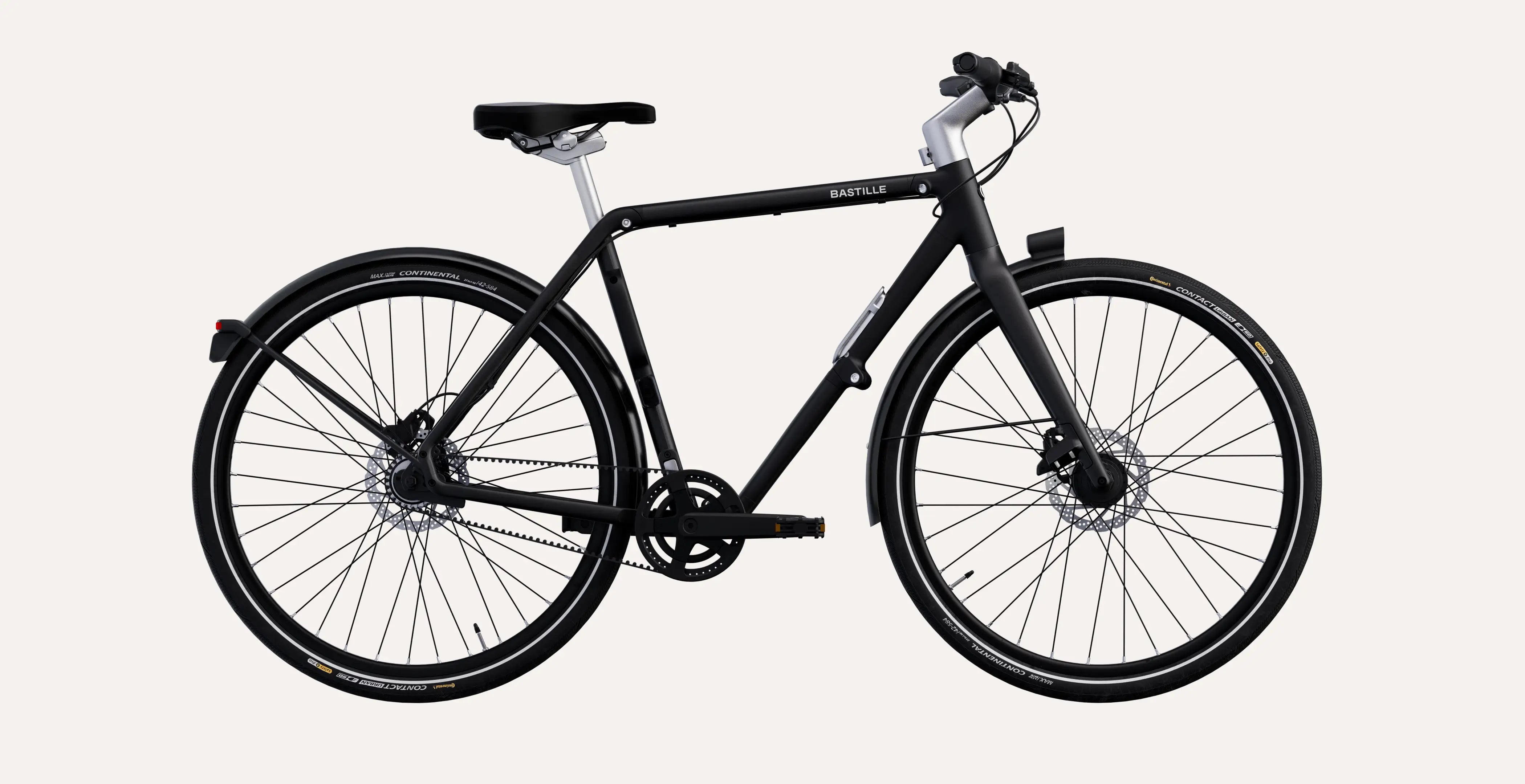 Zoom sur les composants du vélo pliant Bastille.