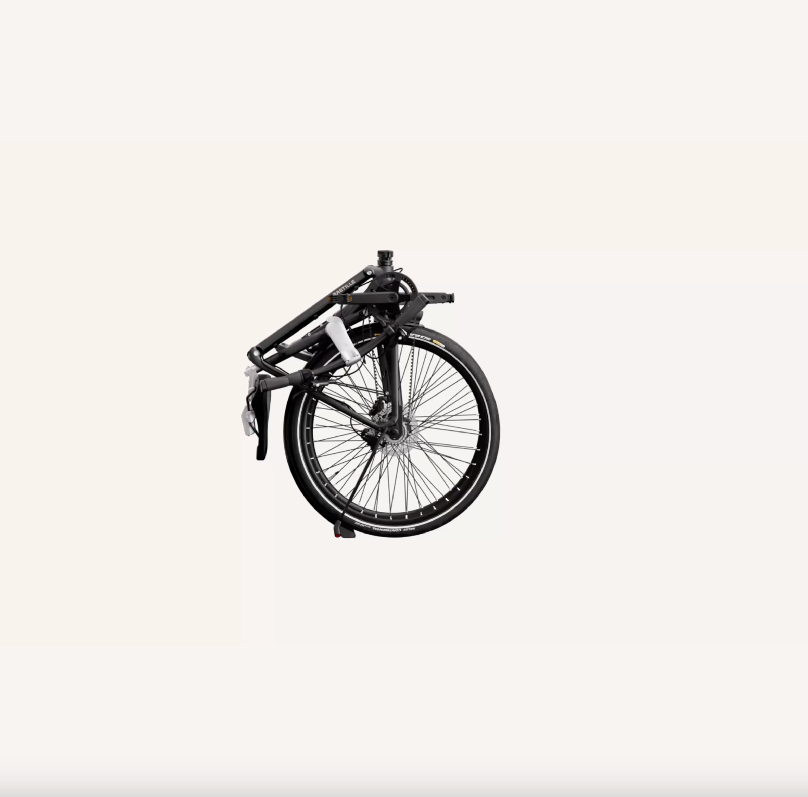 Le vélo Bastille plié