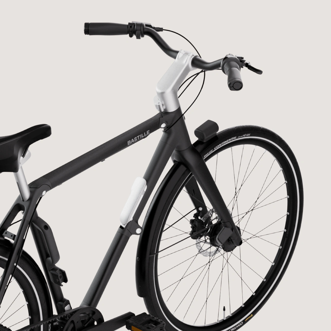 Le vélo Bastille déplié vu de haut