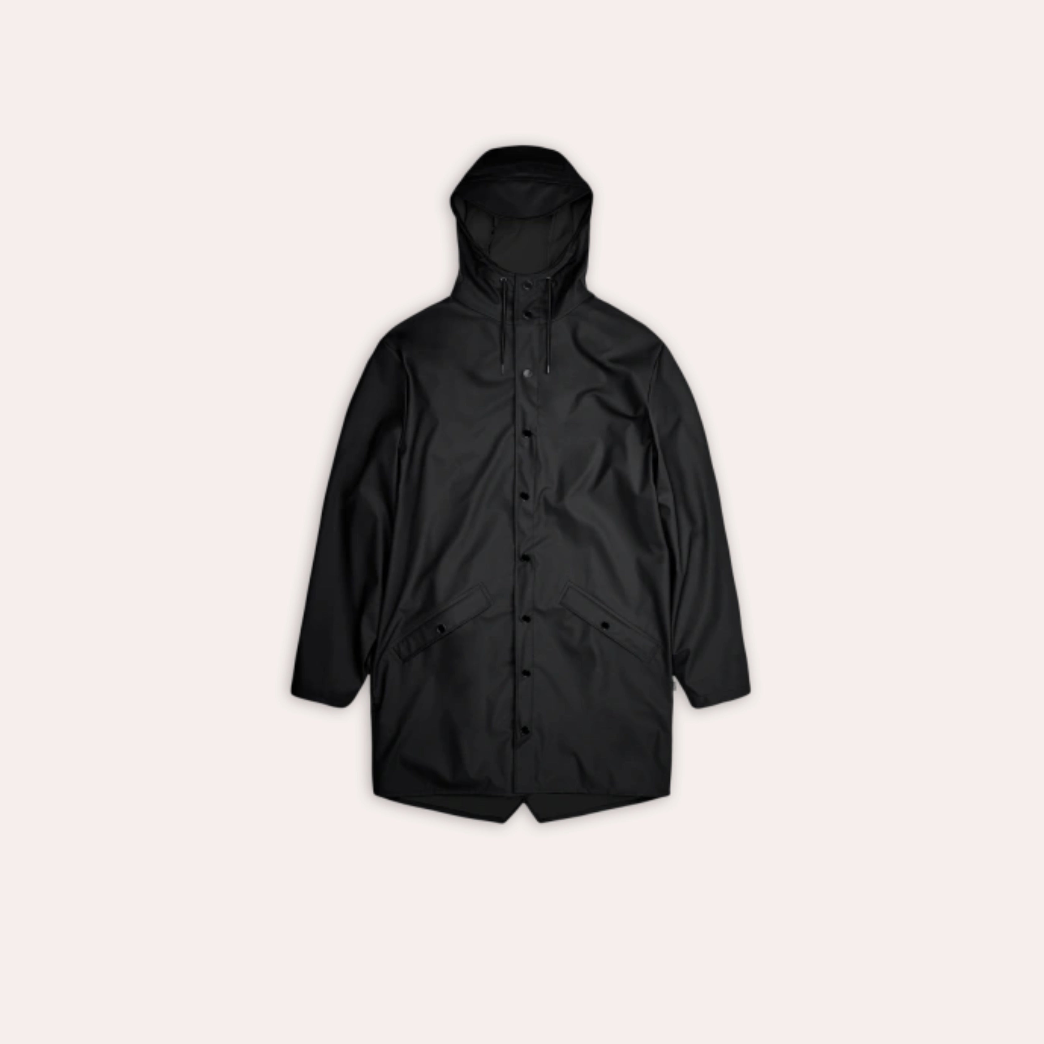 RAINS Long Jacket W3 imperméable non portée de face